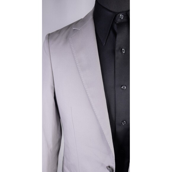 Club Monaco New York Grant Fit Cotton Sport Coat Jacket Blazer Beige Sz 36R EUC - Picture 5 of 13